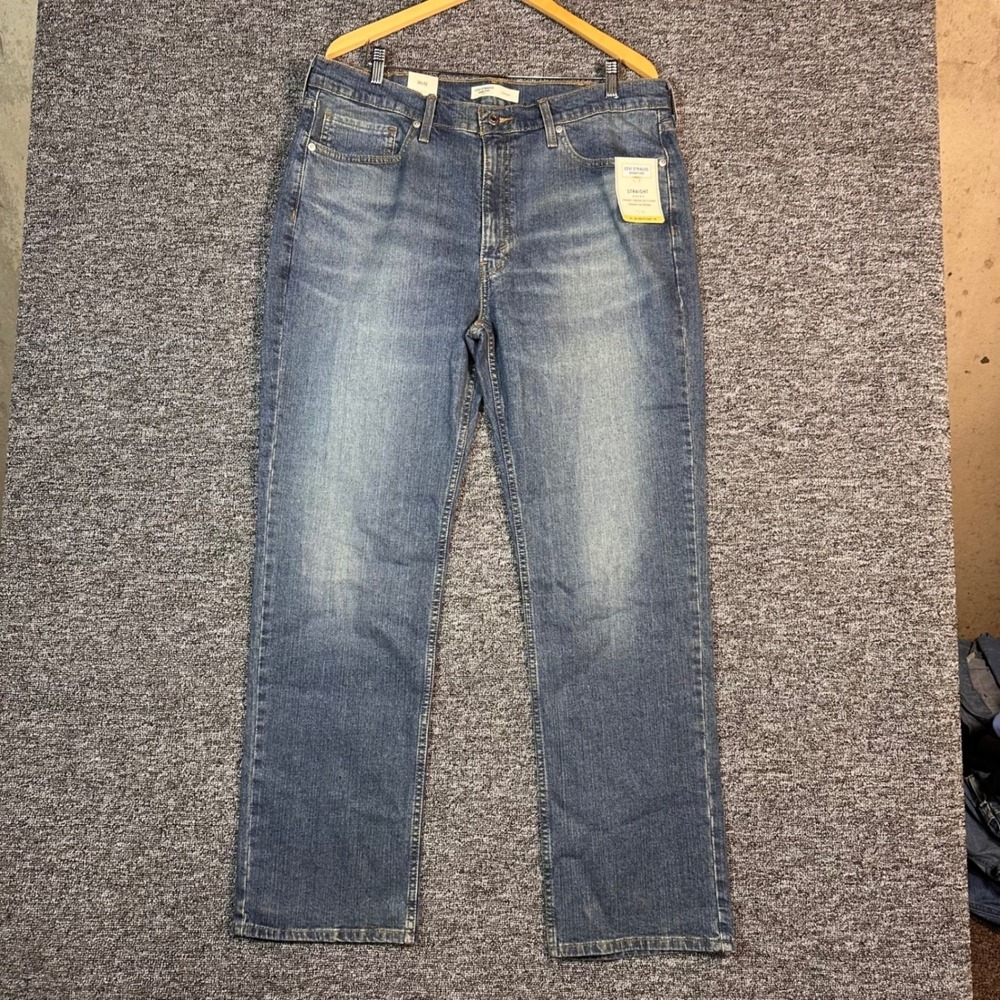 Signature by Levi Strauss‎ Gold Label Mens Straight Ultimate Flex Jeans 38x32